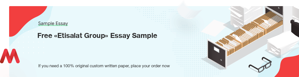 Custom «Etisalat Group» Sample Essay